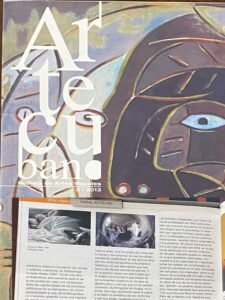 Photographs from the series ONE DAY OF OPHELIA in Arte Cubano magazine