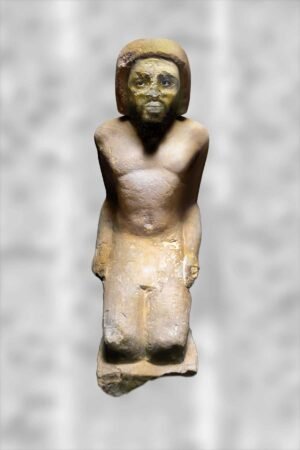 Statue of an unknown Nubian prisoner / Statue with the face of an unknown prisoner in the 21st century. 2022