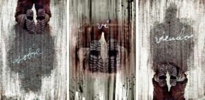 Triptico: Surviving 2003.  Technique: Photocovered Syllabism