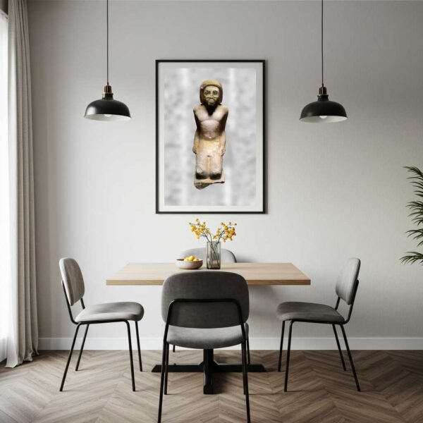 Statue of an unknown Nubian prisoner / Statue with the face of an unknown prisoner in the 21st century. 2022 - Image 2
